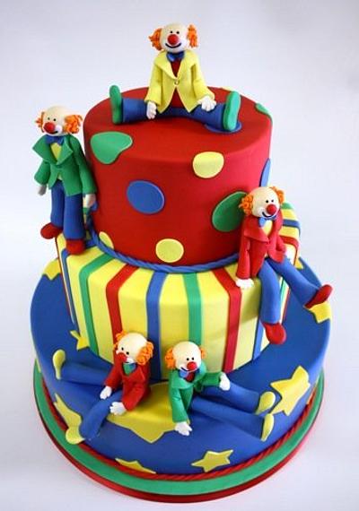 Clowns, clowns, clowns! - Cake by Berliosca Cake Boutique