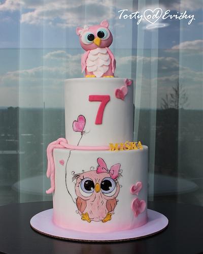 Cute owls - Cake by Cakes by Evička