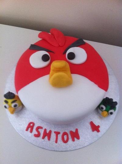 angry birds cake - Cake by Witty Cakes