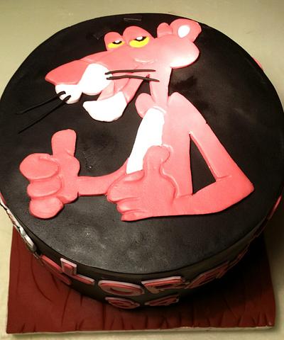 The pink panther - Cake by Dulce Victoria