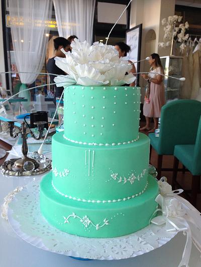Tiffany wedding cake - Cake by Anna Kaplina