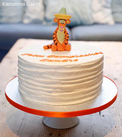 Tigger in a sombrero - Cake by Kasserina Cakes
