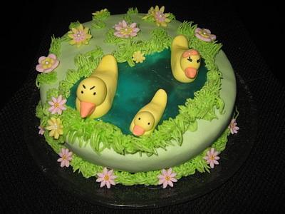 Duck family - Cake by rosiecake