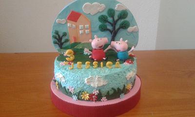  PEPPA PIG AND GEORGE CAKE - Cake by Camelia