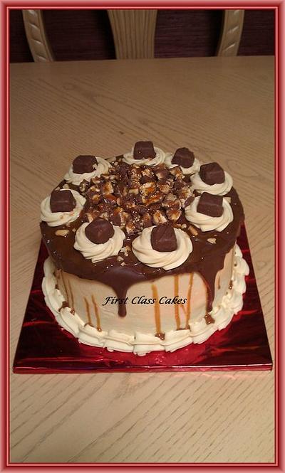 Snickers Cake - Cake by First Class Cakes