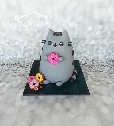 Cat Pusheen - Cake by Sofia veliz