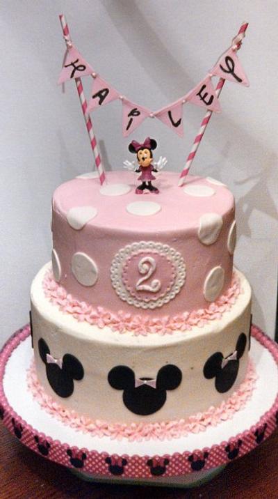 Minnie Mouse Birthday Cake - Cake by Mary Kruithof