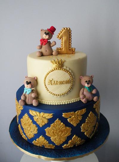 First birthday cake - Cake by Rositsa Lipovanska