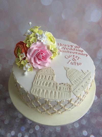 A Rome Honeymoon remembered  - Cake by Alanscakestocraft