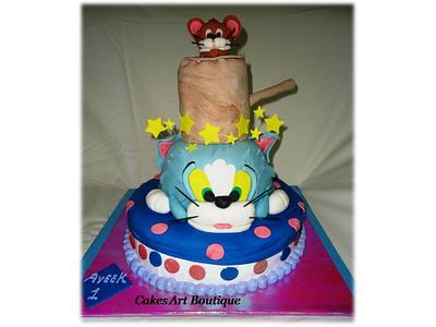 Tom n Jerry Cake... - Cake by Cakes Art Boutique