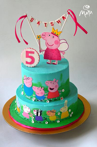 Peppa Pig & Friends - Cake by Abha Kohli