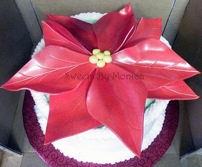 Poinsetta - Cake by Sweets By Monica