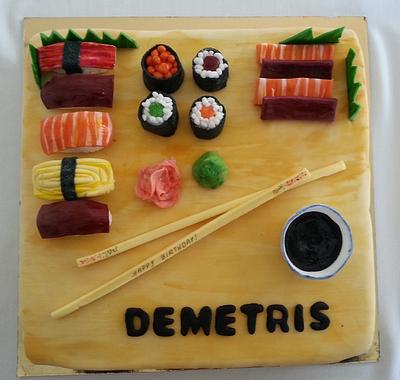 Sushi cake - Cake by Ritsa Demetriadou