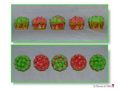 Cupcakes with little trees  - Cake by Il Mondo di TeMa