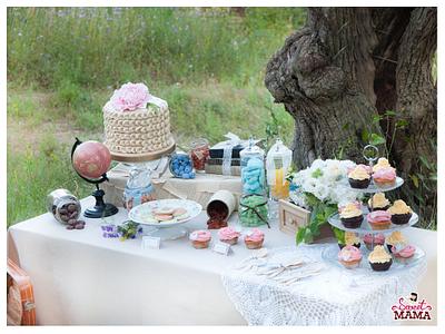 Travel Vintage Sweet Table for a Wedding - Cake by Soraya Sweetmama