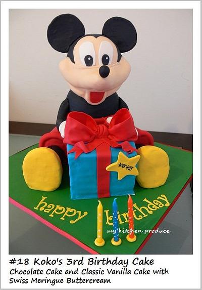 3D Mickey Mouse Cake - Cake by Linda Kurniawan