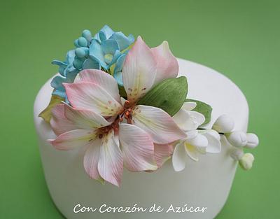 Sugar flowers - Cake by Florence Devouge