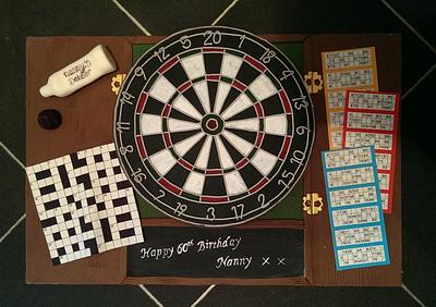 Dart Board - Cake by Party Cakes