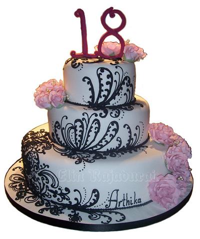 18th birthday - Cake by Elin