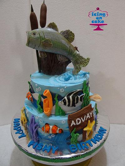 Fish Themed Cake - Cake by Icing on Cake
