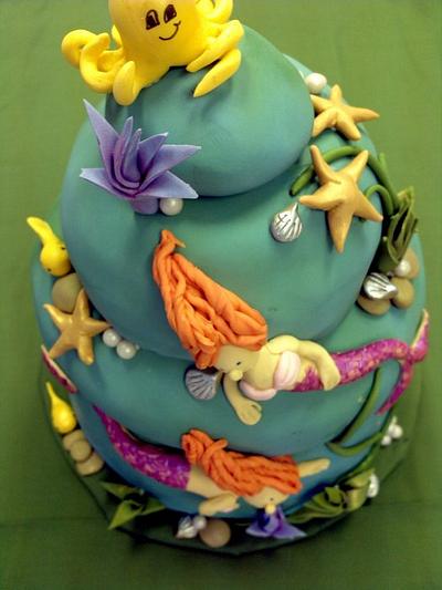 Mermaids - Cake by Elyse Rosati