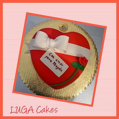 Con amor para Magda - Cake by Luga Cakes