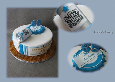 65th Birthday Anniversary - Cake by Bianca's Bakery