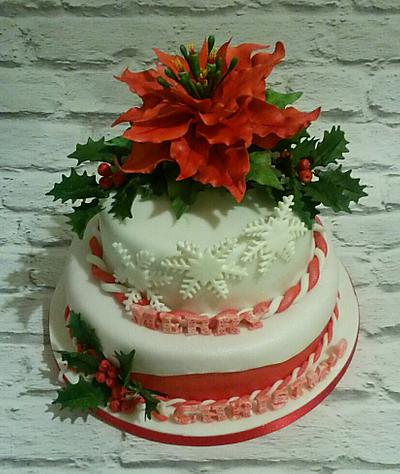 Christmas cake  - Cake by Ania - Sweet creations by Ania
