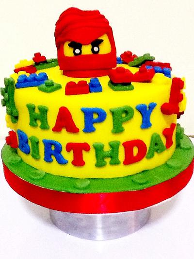 Lego Themed Cake - Cake by Ghen