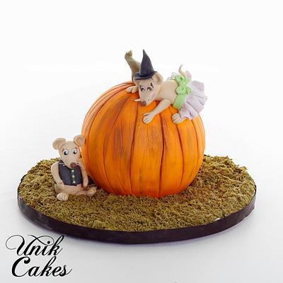 Halloween pumpkin cake - Cake by Masha Lipkovsky