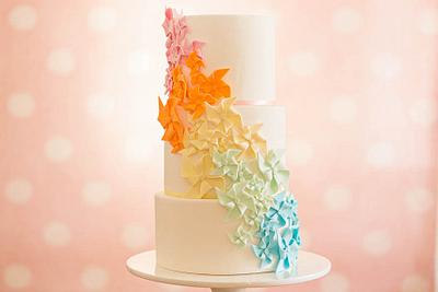 Pinwheel Love - Cake by Rebellyous Cake Co