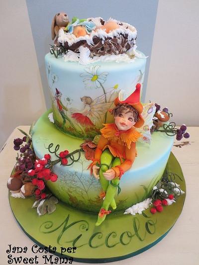 New born in Fairyland - Cake by SweetMamaMilano
