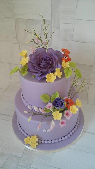 Lila cake - Cake by daneta