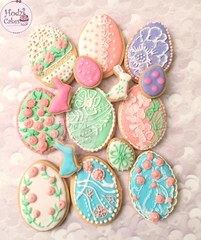 Easter Cookies - Cake by Hend Taha-HODZI CAKES