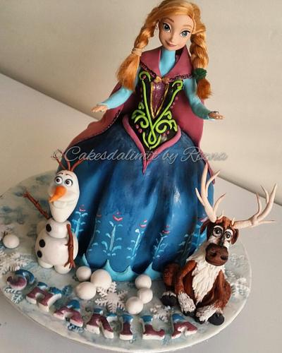 Anna doll cake - Cake by Rizna
