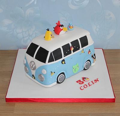 vw campervan angry birds - Cake by Cake Cucina 