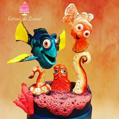 Dory and Nemo - Cake by Gâteau de Luciné