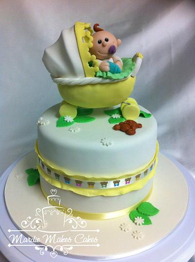 Baby in a Pram  - Cake by Mardie Makes Cakes