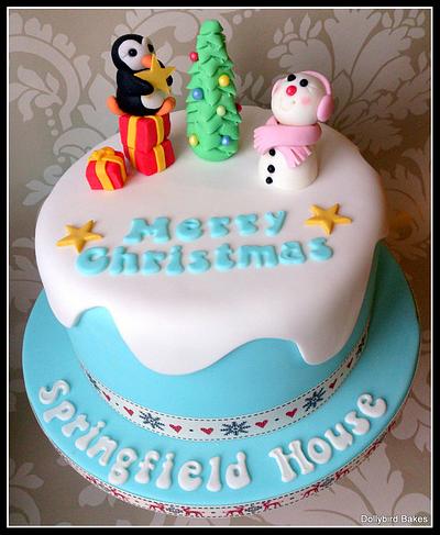 Dollybird Bakes - Christmas Sponge 2012 - Cake by Dollybird Bakes