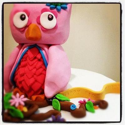 owl cake  - Cake by The cake shop at highland reserve