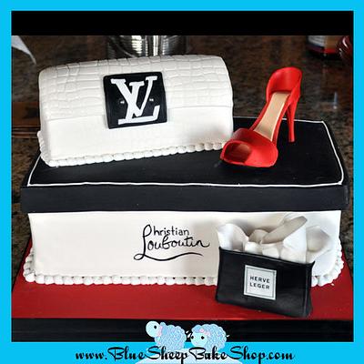 High Fashion Shoe and Purse Cake - Cake by Karin Giamella
