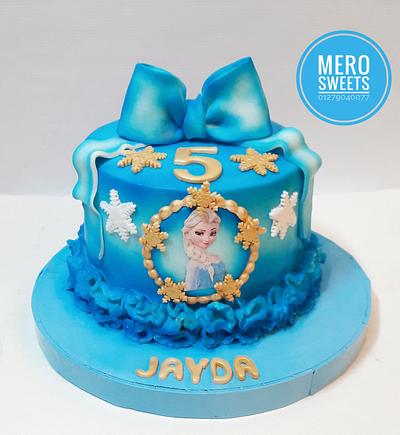 Frozen cake - Cake by Meroosweets