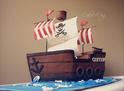 Pirate Ship - Cake by CakeAPig