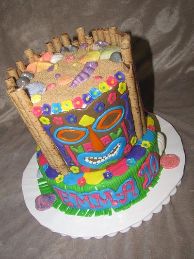 Tiki Birthday - Cake by Tiffany Palmer