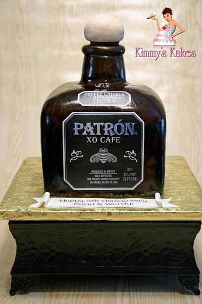 Patron Tequila bottle - Cake by Kimmy's Kakes