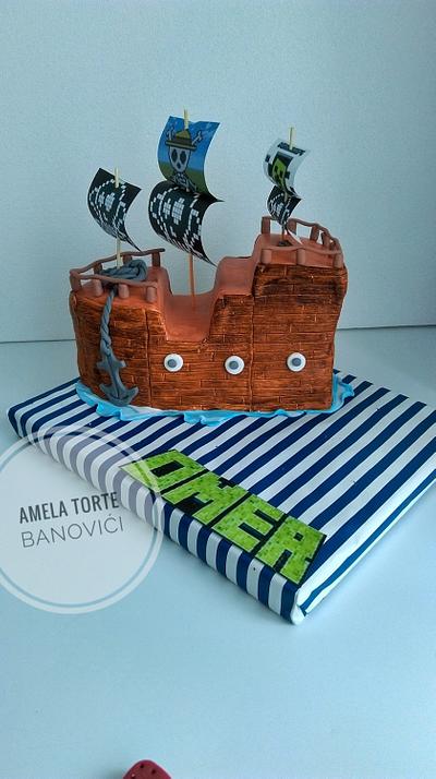 just a pirate ship cake - Cake by Torte Amela