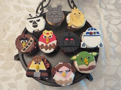 Angry Birds Star Wars Cupcakes - Cake by Ellie1985