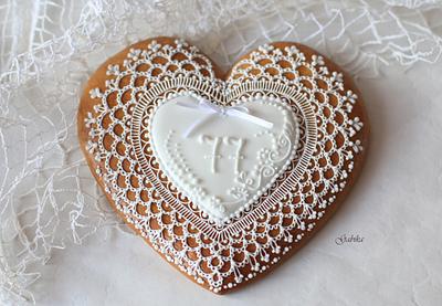 Heart 77 - Cake by Gabika