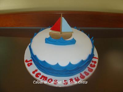 a sailing boat - Cake by Sofia Costa (Cakes & Cookies by Sofia Costa)