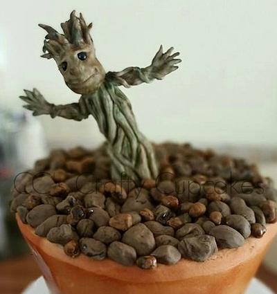 I am Groot!  - Cake by Cathy Clynes